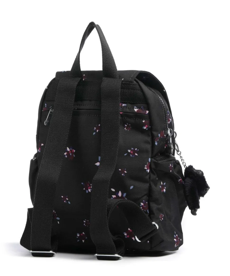 Basic City Zip Mini Rucksack recyceltes Polyester schwarz