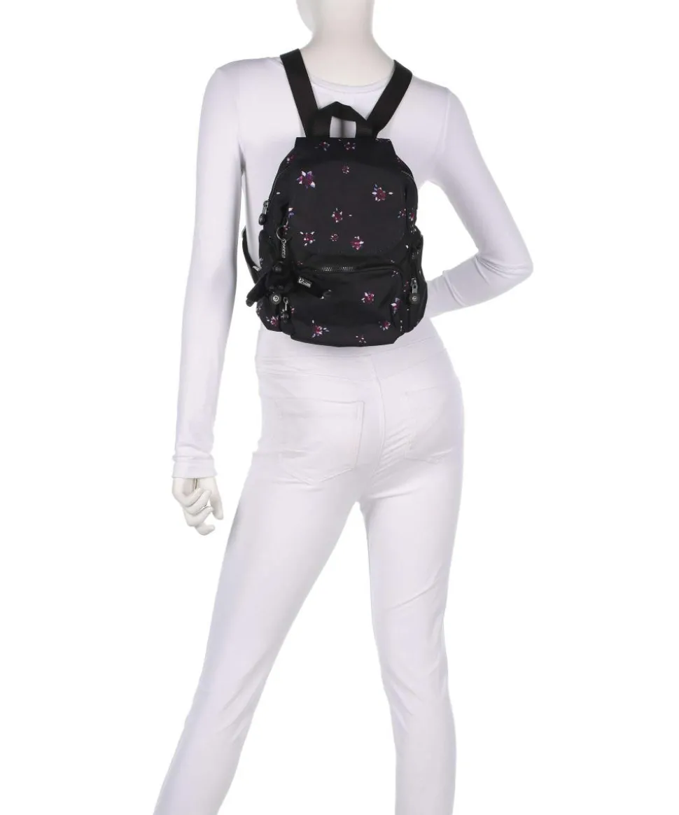 Basic City Zip Mini Rucksack recyceltes Polyester schwarz