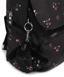 Basic City Zip Mini Rucksack recyceltes Polyester schwarz