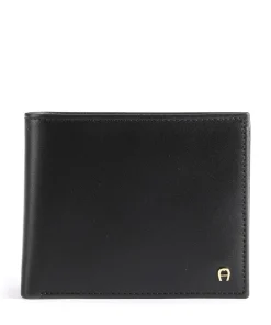 Basics Geldbörse Kalbsleder schwarz