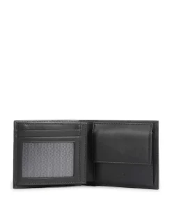 Basics Geldbörse Kalbsleder dunkelbraun