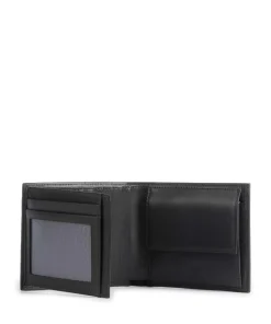 Basics Geldbörse Kalbsleder dunkelbraun