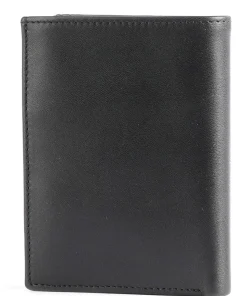 Basics Geldbörse Kalbsleder schwarz