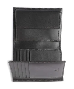 Basics Geldbörse Kalbsleder dunkelbraun