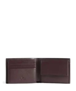 Basis Geldbörse Leder bordeaux