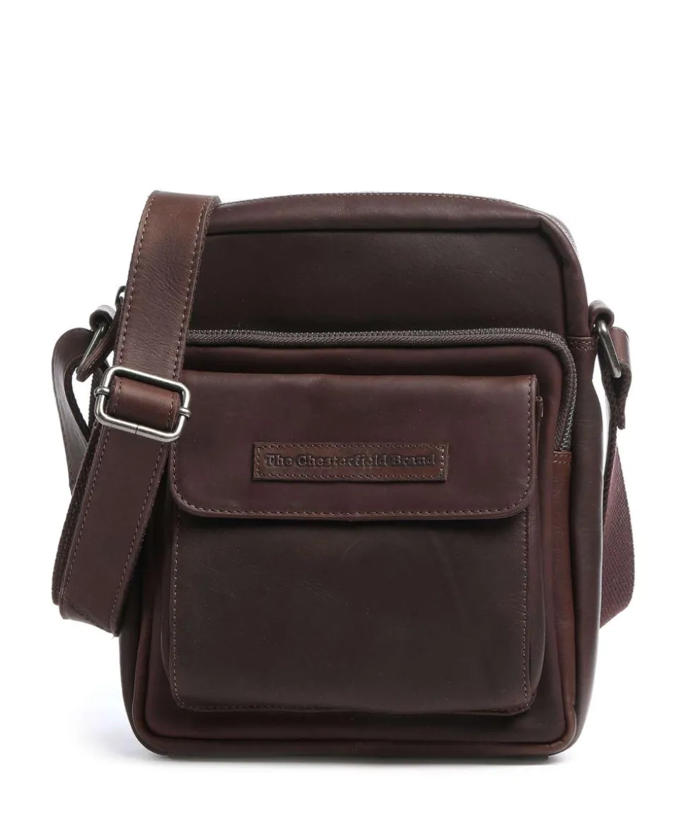 Bath Umhängetasche Pull-Up Rindsleder dunkelbraun