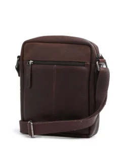 Bath Umhängetasche Pull-Up Rindsleder dunkelbraun