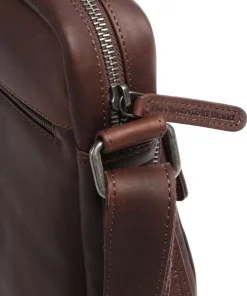 Bath Umhängetasche Pull-Up Rindsleder dunkelbraun