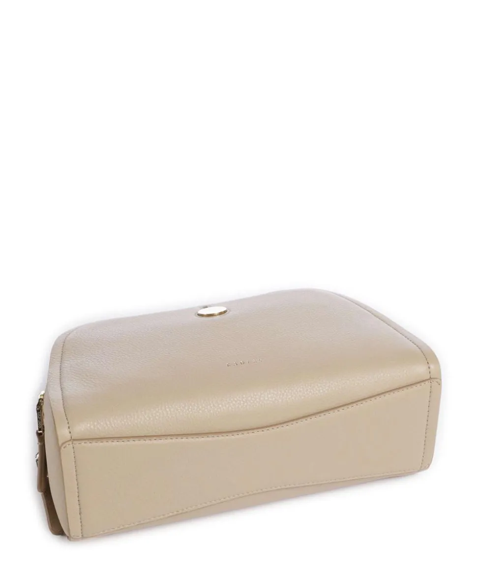 Bathurst Mews Umhängetasche genarbtes Rindsleder beige