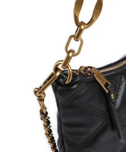 BAURA Schultertasche Lederimitat schwarz