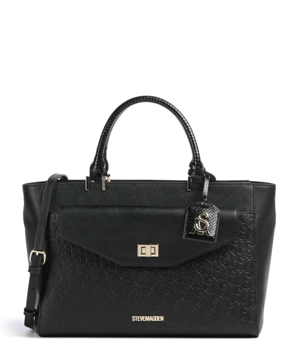 BBLANE Handtasche Lederimitat schwarz