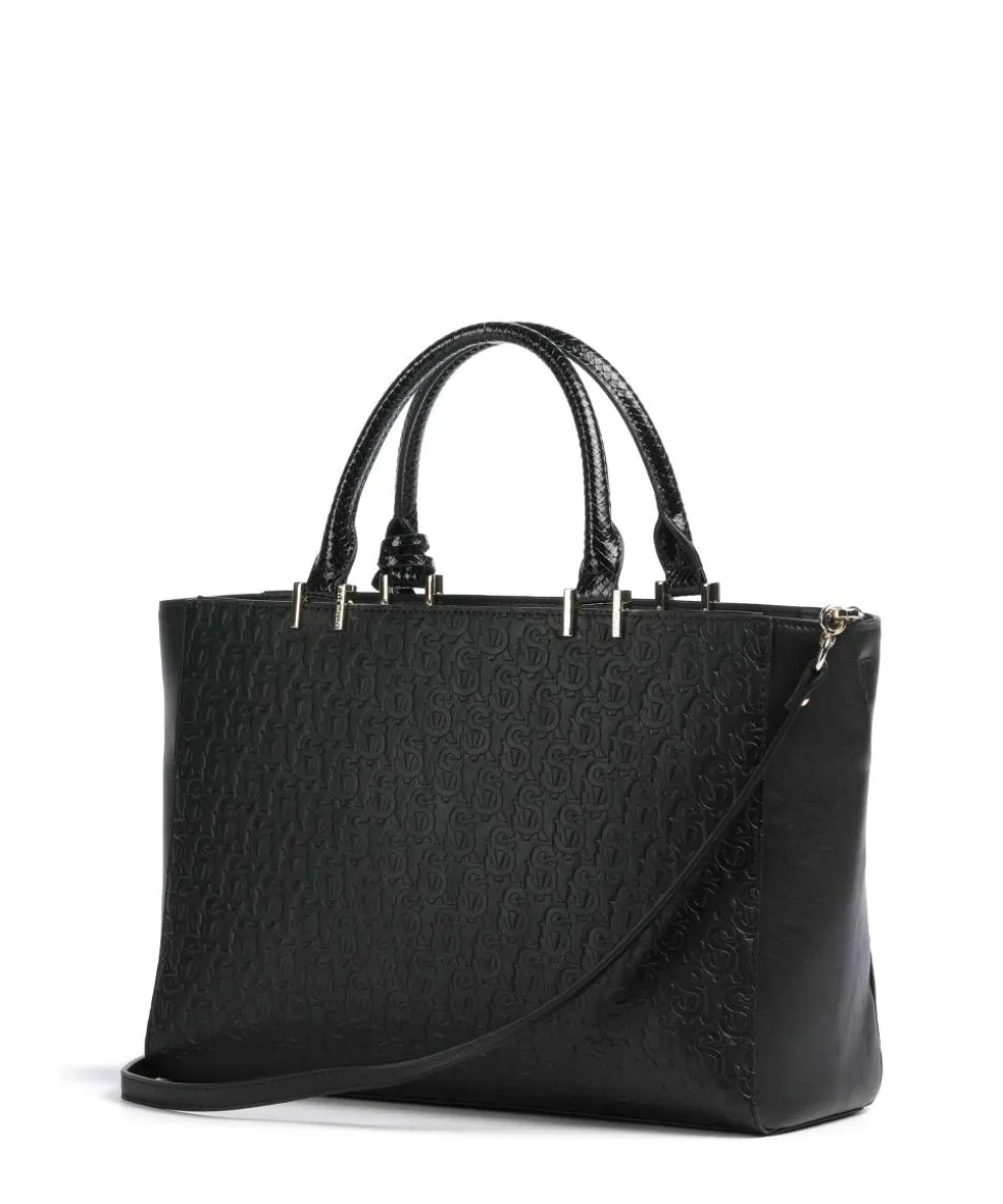 BBLANE Handtasche Lederimitat schwarz