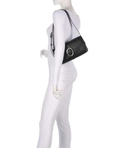 BCELENA Schultertasche Lederimitat schwarz