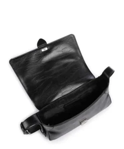 BCELENA Schultertasche Lederimitat schwarz