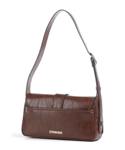 BCELENA Schultertasche Lederimitat braun