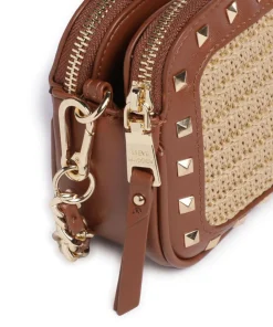 BDAISY-S Umhängetasche Papier, Lederimitat beige/braun