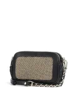 BDAISY-S Umhängetasche Papier, Lederimitat schwarz/beige