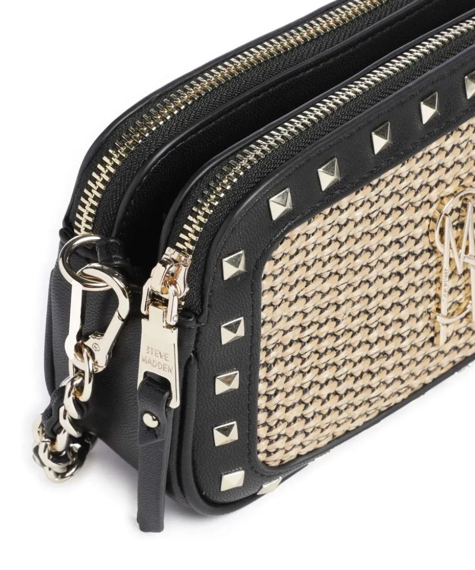 BDAISY-S Umhängetasche Papier, Lederimitat schwarz/beige