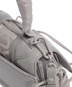 BDIEGO Handtasche Lederimitat, recyceltes Polyester grau