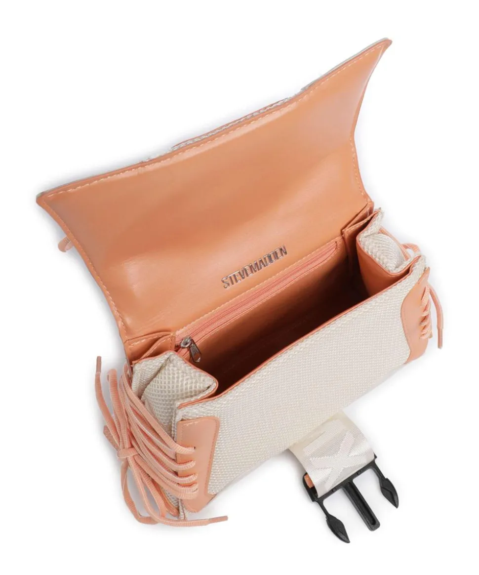 BDIEGO Handtasche Lederimitat, recyceltes Polyester apricot