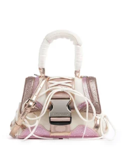 BDIEGO-R Handtasche Lederimitat, recyceltes Polyester beige/rosa