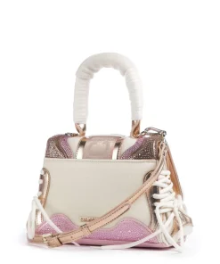 BDIEGO-R Handtasche Lederimitat, recyceltes Polyester beige/rosa