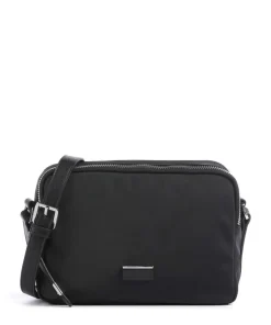 BE HER XS Umhängetasche recyceltes Polyester schwarz