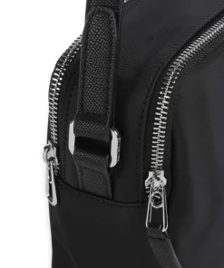 BE HER XS Umhängetasche recyceltes Polyester schwarz