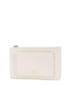 Bear Eran Cable Kreditkartenetui fein genarbtes Rindsleder elfenbein