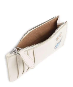 Bear Eran Cable Kreditkartenetui fein genarbtes Rindsleder elfenbein