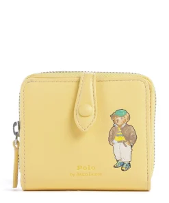 Bear Fall Geldbörse fein genarbtes Rindsleder vanillegelb