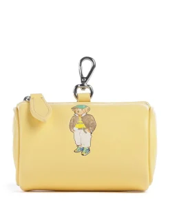 Bear Fall Geldbörse fein genarbtes Rindsleder vanillegelb