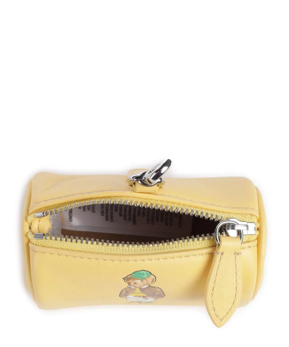 Bear Fall Geldbörse fein genarbtes Rindsleder vanillegelb