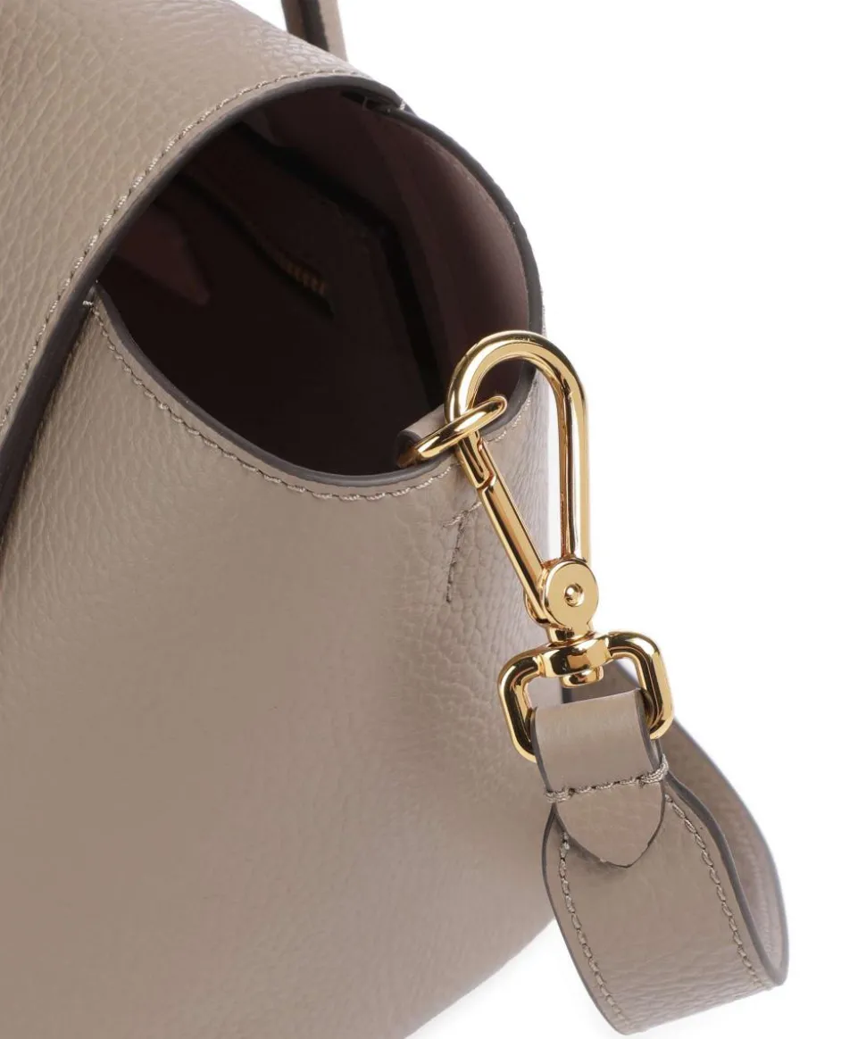 Beat Double Handtasche genarbtes Rindsleder taupe