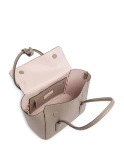 Beat Double Handtasche genarbtes Rindsleder taupe