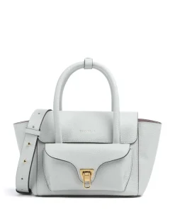 Beat Double Handtasche genarbtes Rindsleder hellblau