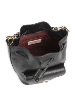 Beat Generation Bucket bag genarbtes Rindsleder schwarz