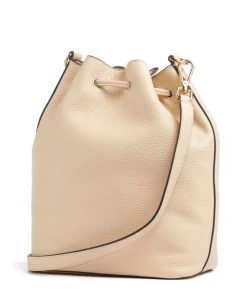 Beat Generation Bucket bag genarbtes Rindsleder natur
