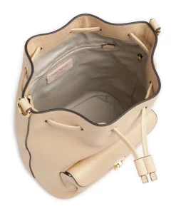 Beat Generation Bucket bag genarbtes Rindsleder natur