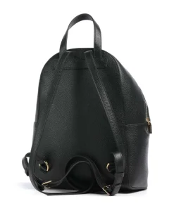 Beat Generation Rucksack genarbtes Rindsleder schwarz