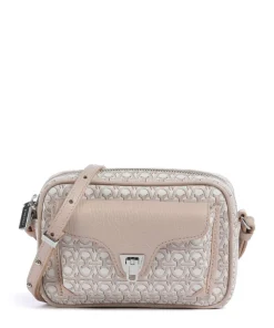 Beat Monogram Umhängetasche Baumwolle weiß