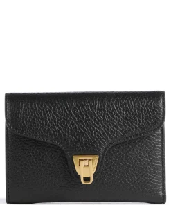 Beat Soft Geldbörse genarbtes Leder schwarz