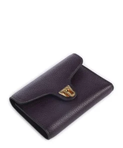 Beat Soft Geldbörse genarbtes Leder pflaume