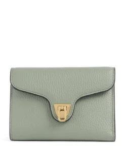 Beat Soft Geldbörse genarbtes Leder graugrün