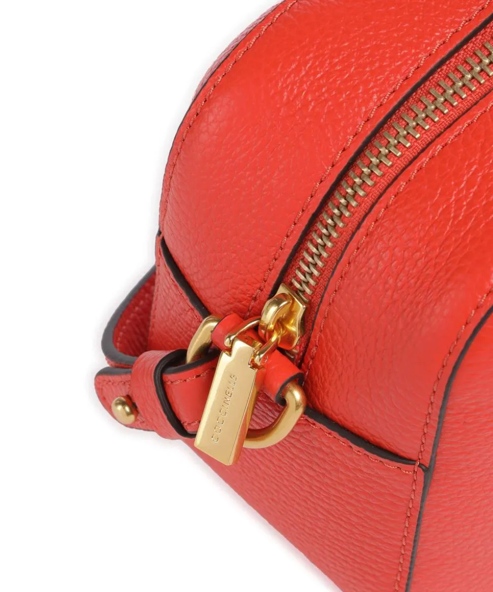 Beat Soft Handtasche genarbtes Leder orange