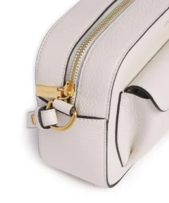 Beat Soft Umhängetasche genarbtes Rindsleder weiß