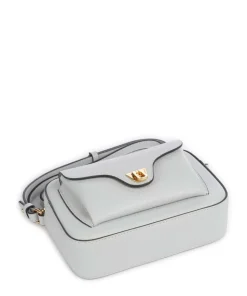 Beat Soft Umhängetasche genarbtes Leder hellblau