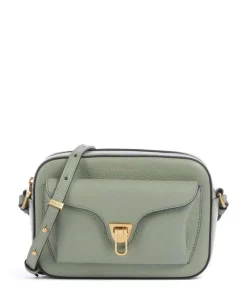 Beat Soft Umhängetasche genarbtes Rindsleder graugrün