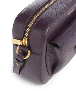 Beat Soft Umhängetasche genarbtes Rindsleder pflaume