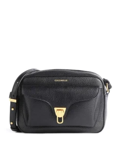 Beat Soft Umhängetasche genarbtes Rindsleder schwarz